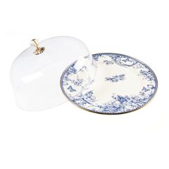 Miss Betty Blue Vintage Emaye Kek Fanus