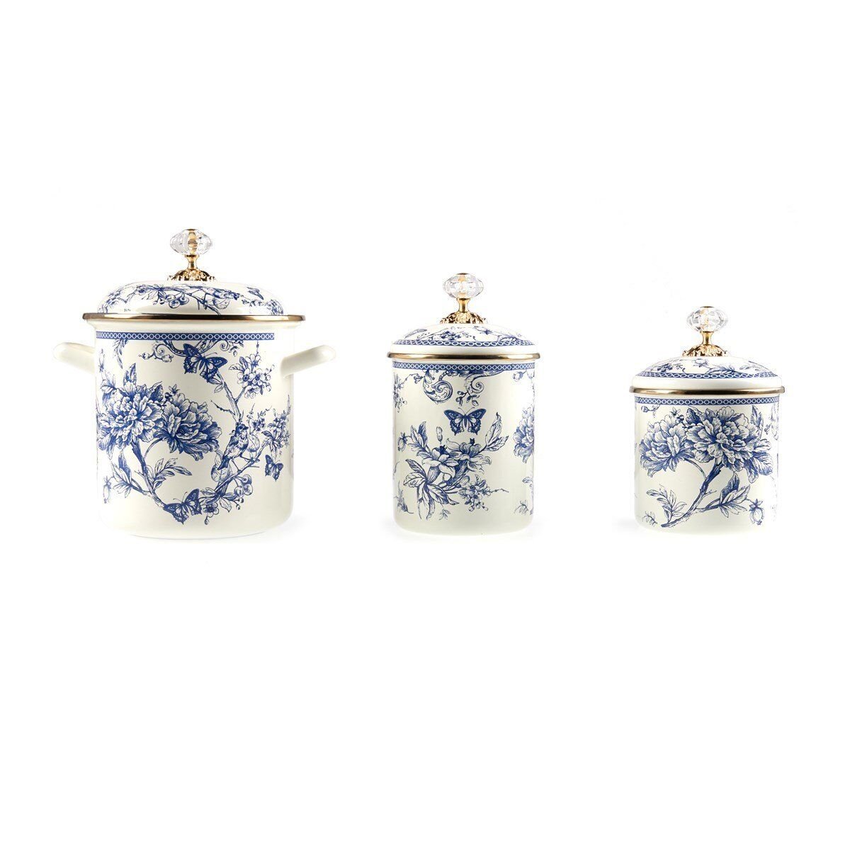 Blue Vintage Emaye Baharat Seti