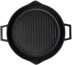 Lava Yuvarlak Izgara Döküm Tava 26 Cm