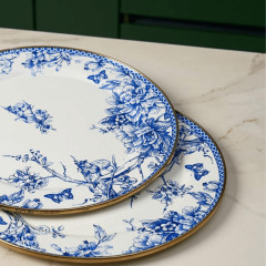 Blue Life 2li Emaye Pasta Tabağı