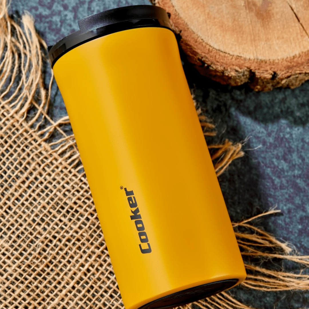 Cooker Paslanmaz Çelik Termos 300 ML Sarı