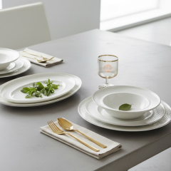 Rosey Point 26 Parça New Bone Porselen Yemek Takımı