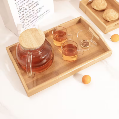 Dekoratif Bambu Orta Boy Tepsi