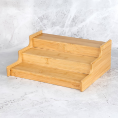 3 Katlı Bambu Baharat Standı