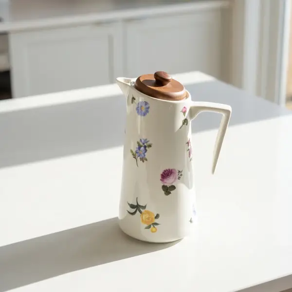 Acar Petit Fleur Sedefli Porselen Yağdanlık
