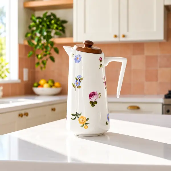 Acar Petit Fleur Sedefli Porselen Yağdanlık