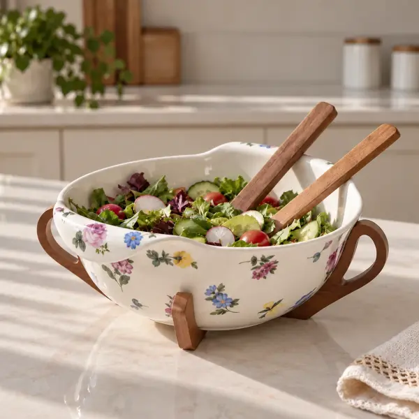 Petit Fleur Akasya Porselen Salata Kasesi