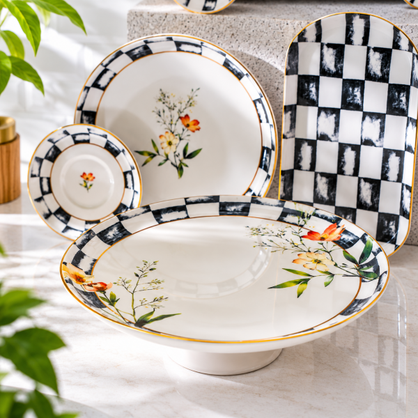 Peony 53 Parça Kahvaltı Takımı - 12 Kişilik