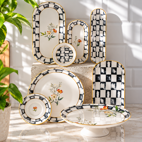 Peony 53 Parça Kahvaltı Takımı - 12 Kişilik