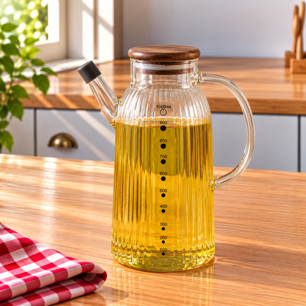 Akasya Kapaklı Cam Yağdanlık 1 Litre - Pinterest