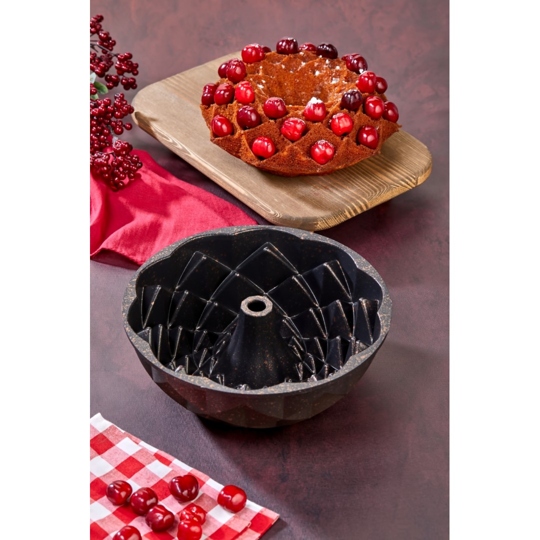 Cooker Elegance Döküm Granit Kek Kalıbı Bronz Cooker Elegance Döküm Granit Kek Kalıbı Bronz