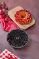 Cooker Elegance Döküm Granit Kek Kalıbı Siyah