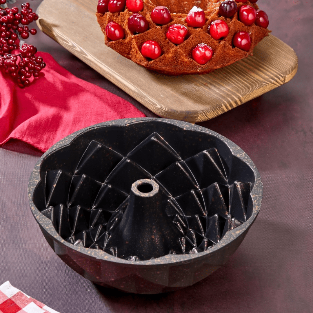Cooker Elegance Döküm Granit Kek Kalıbı Bronz Cooker Elegance Döküm Granit Kek Kalıbı Bronz