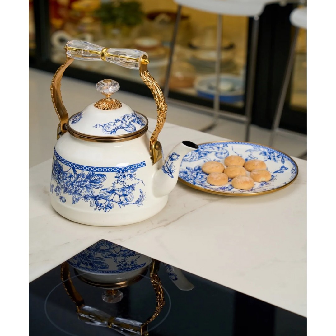 Blue Life Emaye Kettle Demlik 2,5 Litre Blue Life Emaye Kettle Demlik 2,5 Litre