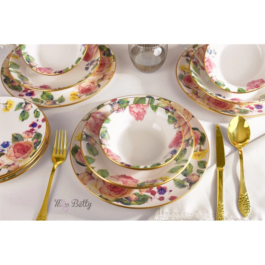 Miss Betty Rose Deluxe Yemek Takımı Miss Betty Rose Deluxe Yemek Takımı