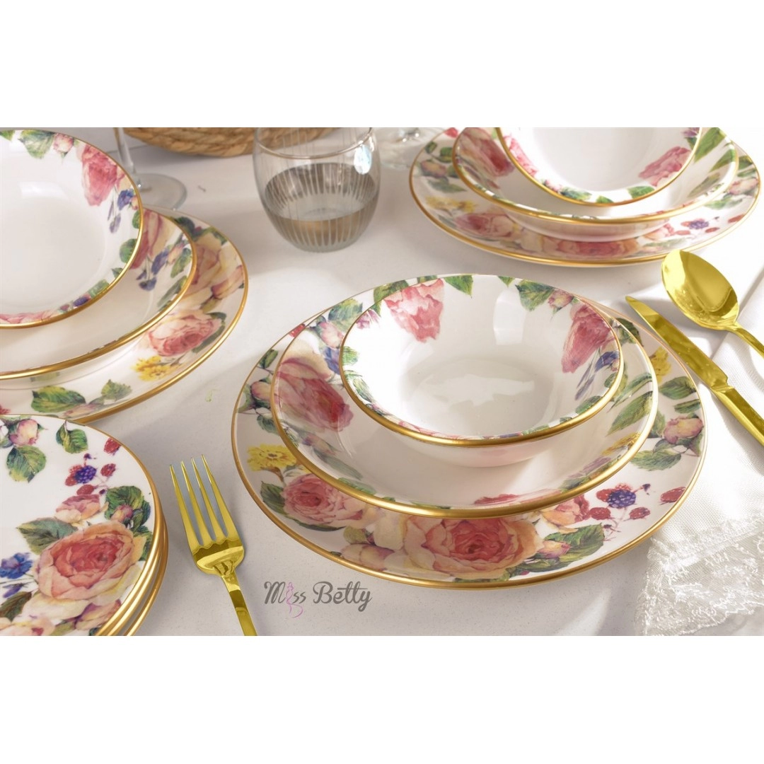 Miss Betty Rose Deluxe Yemek Takımı Miss Betty Rose Deluxe Yemek Takımı