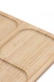 Bambu 4lü Kare Sunum Tepsi 25x25 Bambu 4lü Kare Sunum Tepsi 25x25