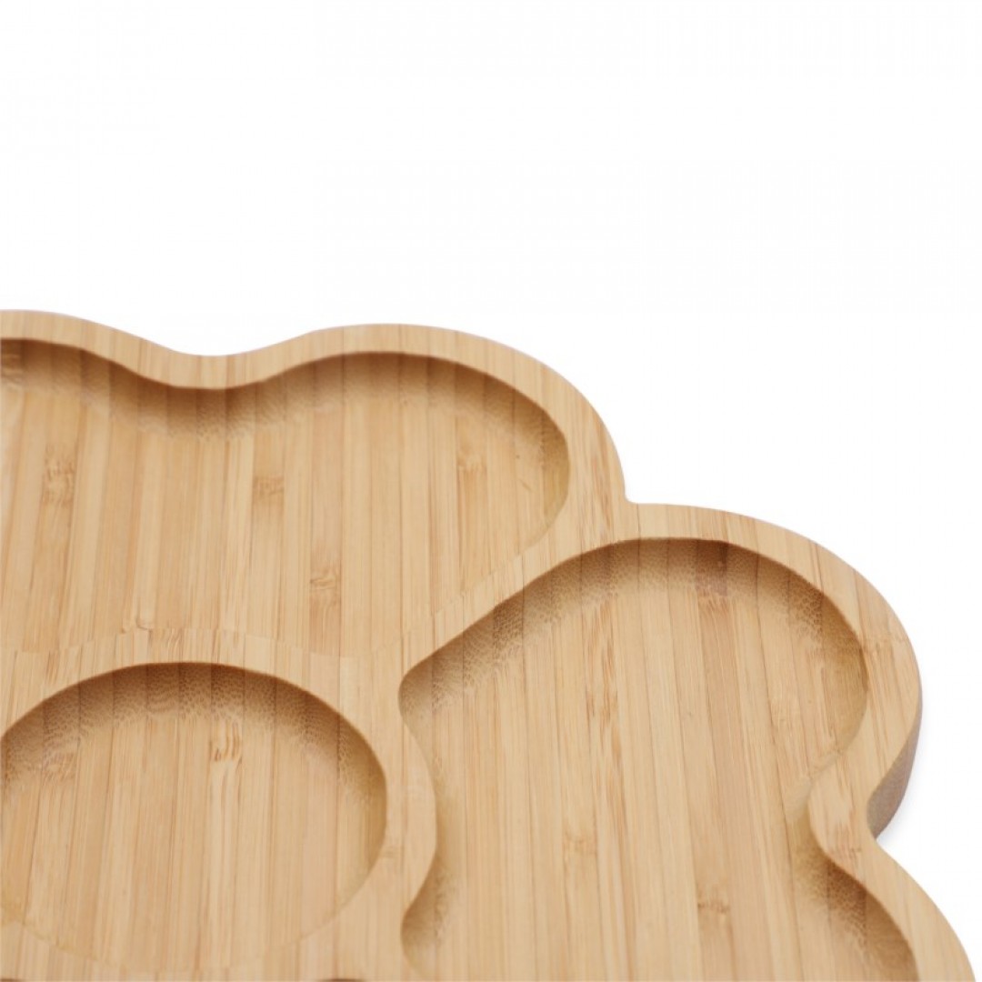 Bambu 5li Kalp Sunum Tepsi 25x25 Bambu 5li Kalp Sunum Tepsi 25x25