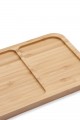 Bambu 3lü Dikdörtfen Sunum Tepsi 25x16 Bambu 3lü Dikdörtfen Sunum Tepsi 25x16