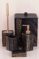 Versace Banyo Seti Siyah Kare Versace Banyo Seti Siyah Kare
