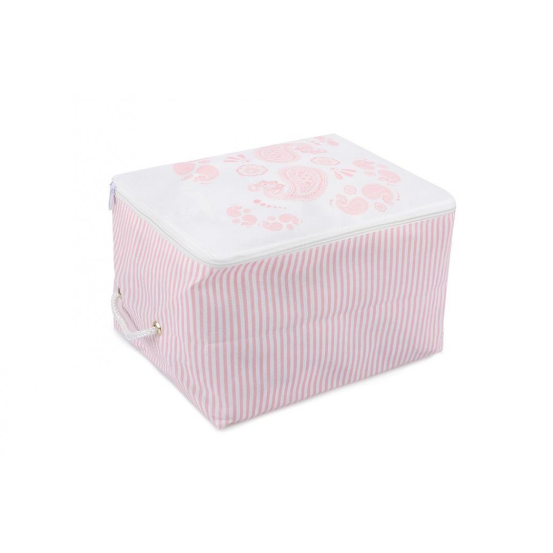 Violet Desenli Pembe Büyük Boy Hurç 64x41x35 cm Violet Desenli Pembe Büyük Boy Hurç 64x41x35 cm