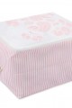 Violet Desenli Pembe Büyük Boy Hurç 64x41x35 cm Violet Desenli Pembe Büyük Boy Hurç 64x41x35 cm