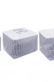Violet Desenli Lacivert Büyük Boy Hurç 64x41x35 cm Violet Desenli Lacivert Büyük Boy Hurç 64x41x35 cm