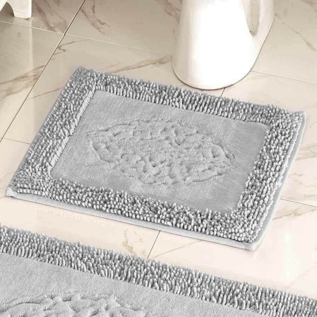 Çapa Home Pamuk 2li Klozet Takımı Banyo Paspas Seti Gri Çapa Home Pamuk 2li Klozet Takımı Banyo Paspas Seti Gri