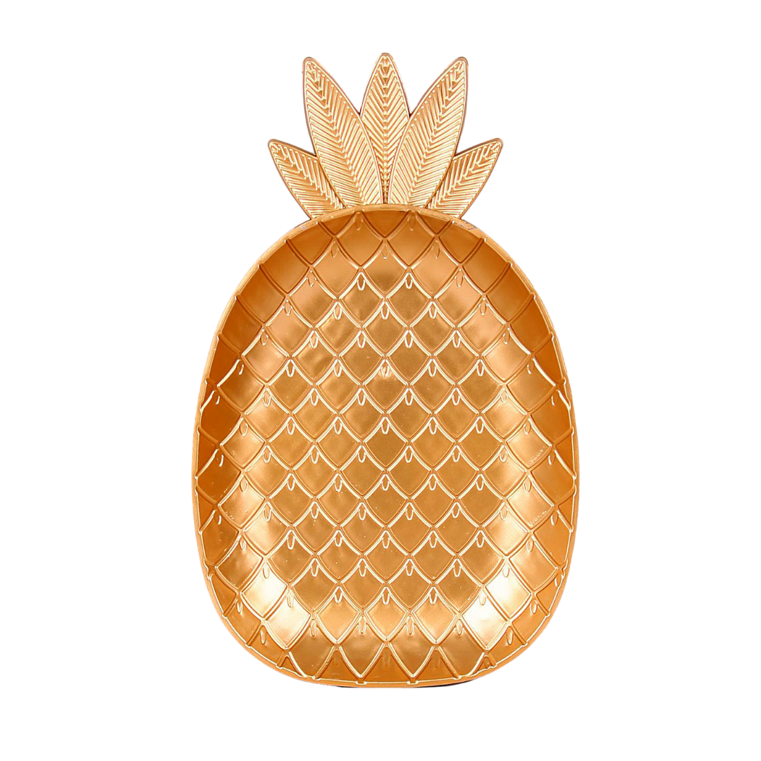 Ananas Model Sarı Plastik Tepsi Ananas Model Sarı Plastik Tepsi