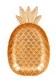 Ananas Model Sarı Plastik Tepsi Ananas Model Sarı Plastik Tepsi
