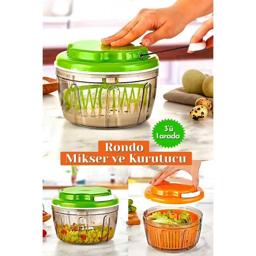 Büyük İpli Rondo Mikser ve Kurutucu Büyük İpli Rondo Mikser ve Kurutucu