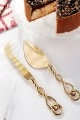 2li Elegant Gold Pasta Servis Takımı 2li Elegant Gold Pasta Servis Takımı